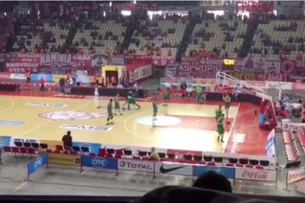 Παναθηναϊκός: Το ζέσταμα στο ΣΕΦ (video)