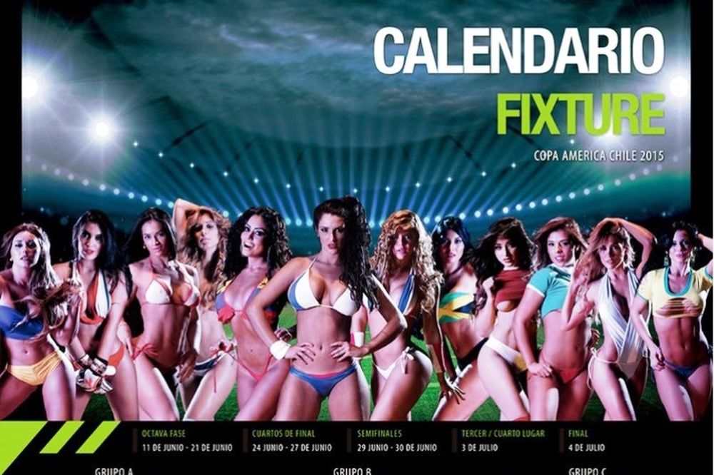 Το… καυτό ημερολόγιο του Copa America (photos)