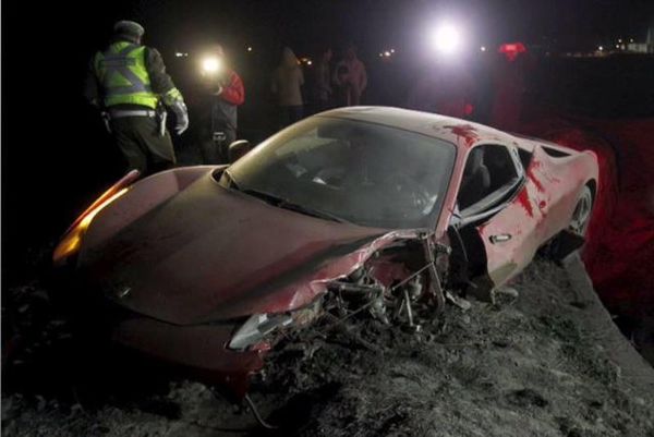 Διέλυσε τη Ferrari του και συνελήφθη… μεθυσμένος ο Βιδάλ! (photos+videos)