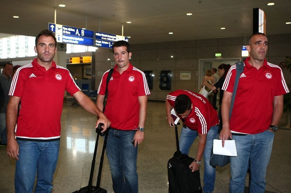 Ολυμπιακός: Αναχώρησε για Μόναχο (photos)