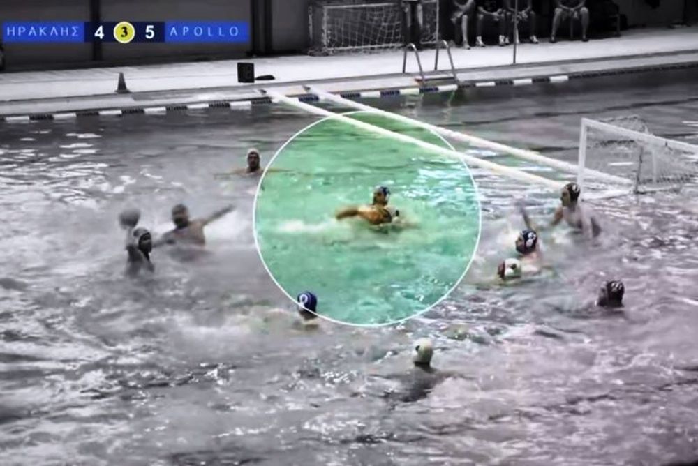 Ξύλο σε αγώνα πόλο (video)