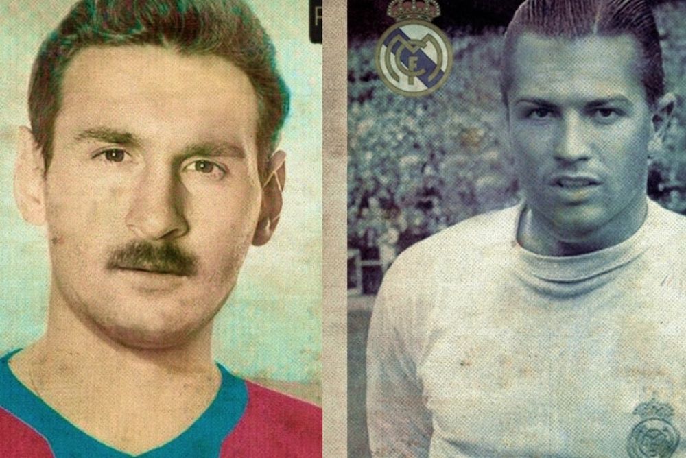 Back to the 60's! Ο Μέσι με μουστάκι και ο λεβέντης Ρονάλντο! (photos)