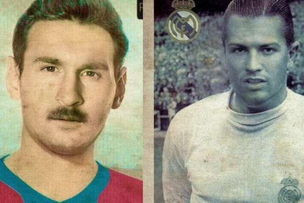 Back to the 60's! Ο Μέσι με μουστάκι και ο λεβέντης Ρονάλντο! (photos)