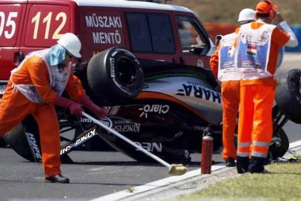 F1 Grand Prix Ουγγαρία : Θεαματικό ατύχημα του Sergio Perez (Photos & Video)