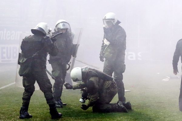 Άγρια συμπλοκή οπαδών στην Χαλκιδική!