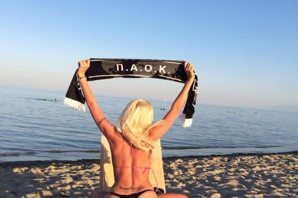 Η… πίκρα της Σάντρα και ο… ΠΑΟΚ! (photos)