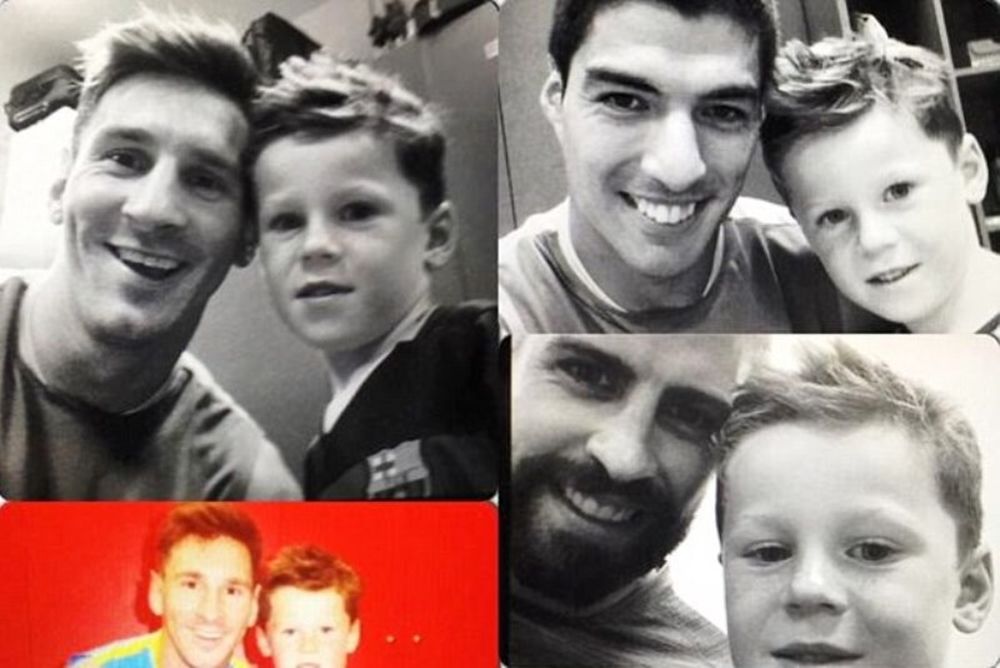 Ο γιος του Ρούνεϊ με όλους τους αστέρες του ποδοσφαίρου (photos)