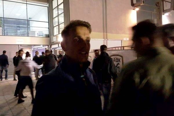 Ο Νίκος Βέρτης στην Τούμπα (video)