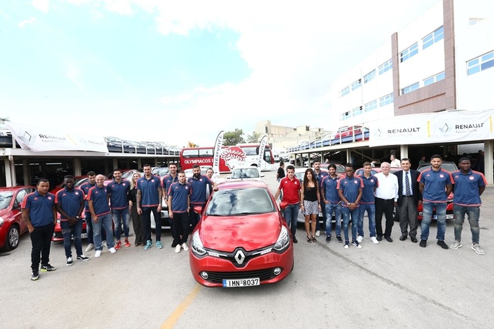 Ο Ολυμπιακός πατάει γκάζι με τη RENAULT! (photos+video)
