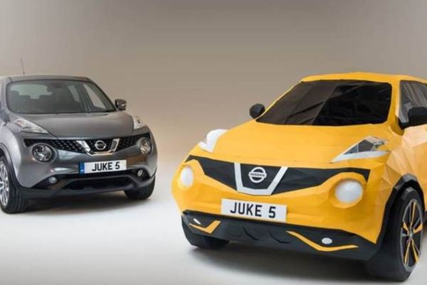 Nissan: Ένα JUKE φτιαγμένο από χαρτί (photos+video)