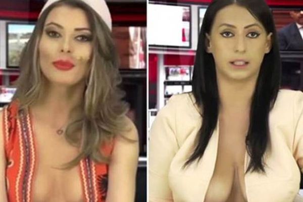 H (σχεδόν) τόπλες παρουσιάστρια της Αλβανίας αντικαταστάθηκε με μια λιγότερο ντυμένη! (video)