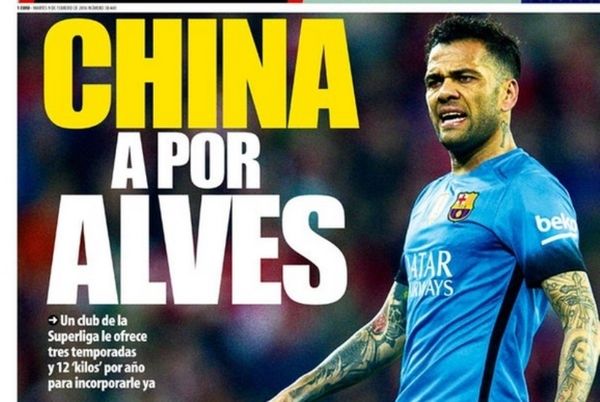 Θέλουν και Ντάνι Άλβες οι Κινέζοι!