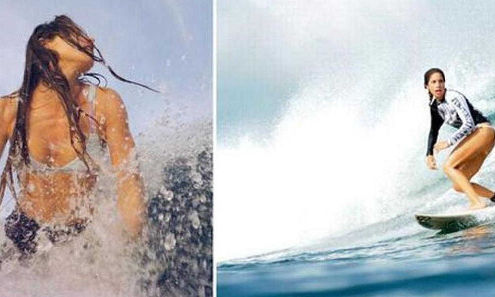 Η αδιανόητη Ελληνίδα που δαμάζει τα κύματα! (photos)