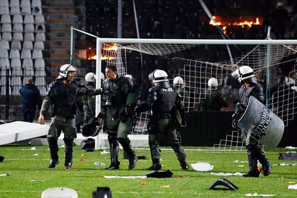 Νέο βίντεο από τα επεισόδια στην Τούμπα (video)