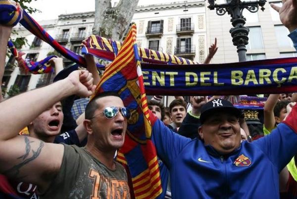 Γύρος θριάμβου στην Βαρκελώνη (video)