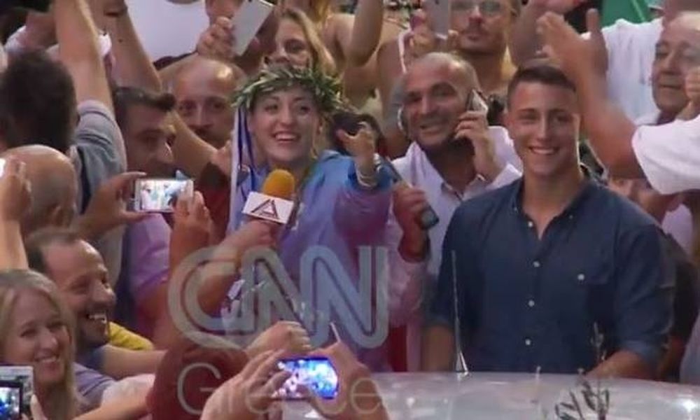 Ρίο 2016 - Δράμα: H θριαμβευτική υποδοχή της Άννας Κορακάκη (vid)