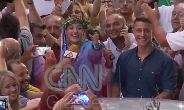 Ρίο 2016 - Δράμα: H θριαμβευτική υποδοχή της Άννας Κορακάκη (vid)