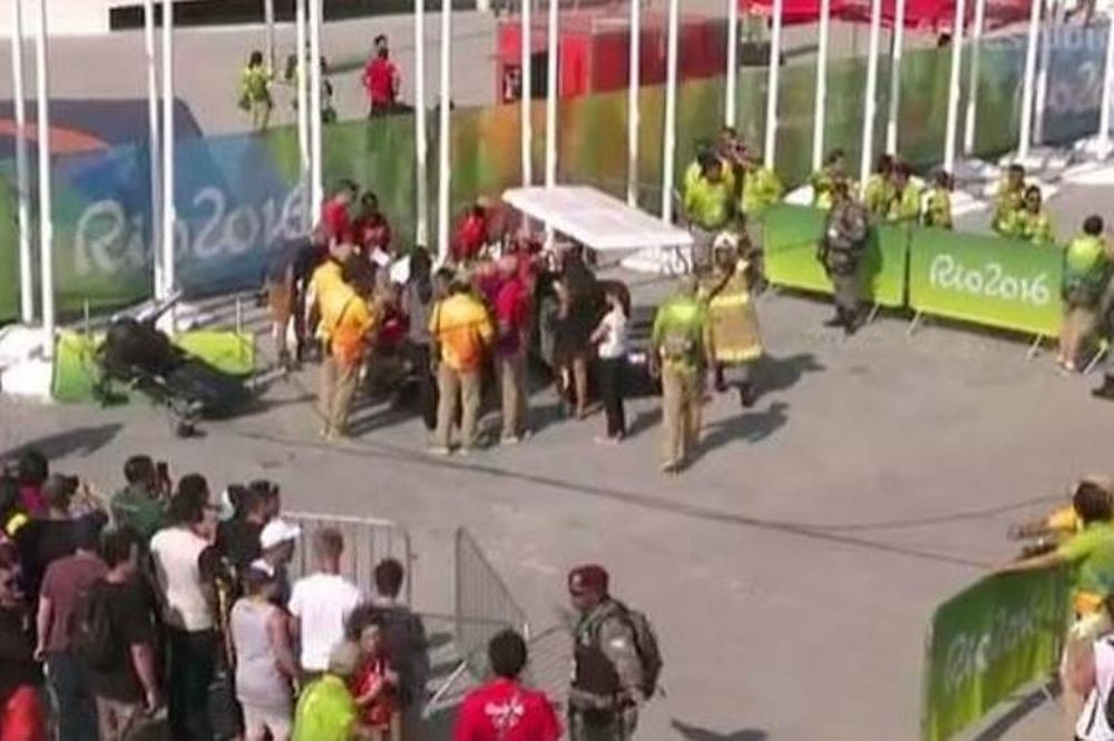 Ρίο 2016: Γλίτωσαν από τύχη - Ατύχημα με πτώση κάμερας στο Ολυμπιακό Πάρκο
