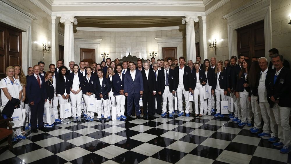 Ο πρωθυπουργός συναντήθηκε με τους Ολυμπιονίκες