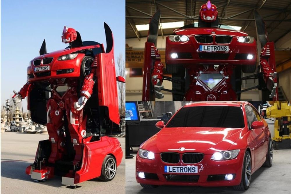 Απίστευτο! Τούρκοι μηχανικοί μετέτρεψαν μια BMW σε Transfromer (video)