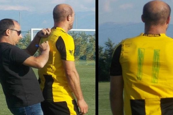 Συνέβη σε αγώνα Γ' Εθνικής: Επιστρατεύτηκε… μαρκαδόρος για τον αριθμό στην πλάτη! (photos)