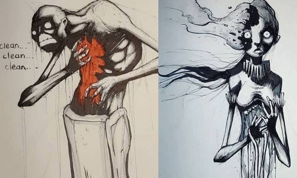 Οι ψυχικές διαταραχές μέσα από συγκλονιστικά σκίτσα (pics)