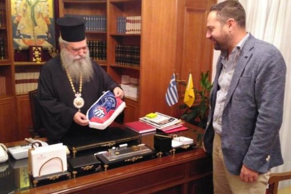 ΑΕ Σπάρτη: Επίσκεψη στον Μητροπολίτη Μονεμβασίας και Σπάρτης κ.κ. Ευστάθιο