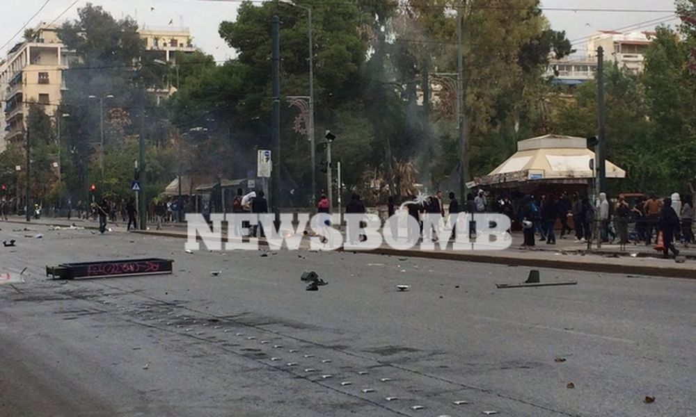 Σοβαρά επεισόδια στο κέντρο της Αθήνας