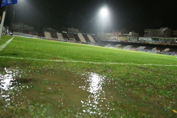 ΟΦΗ-Παναθηναϊκός: Γεμάτο... λίμνες το «Γεντί Κουλέ» (photos)