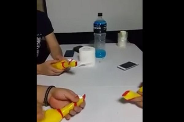 Οι κότες τα έπαιξαν (video)
