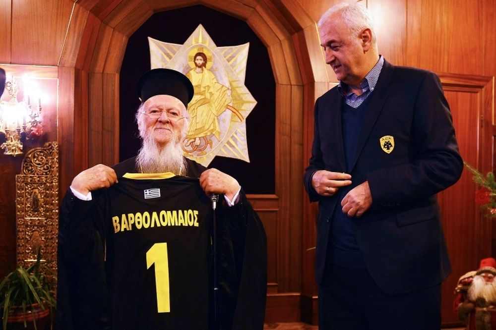  Βαρθολομαίος: «Σαρξ εκ της σαρκός μας η ΑΕΚ»