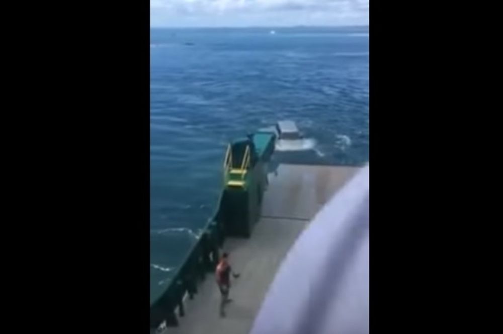 Μην ξεχνάς το χειρόφρενο στα φέρι μποτ (video)