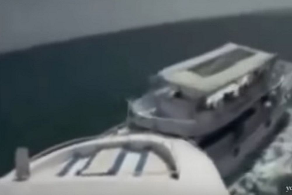 Όταν τα πλοία συγκρούονται (video)