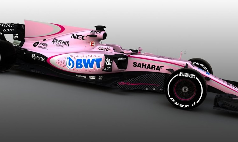 Απίστευτο! Έβαψαν ροζ το μονοθέσιο της Force India!