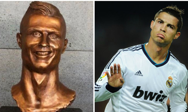 «Κλαίει» από τα γέλια η υφήλιος με την προτομή του Κριστιάνο Ρονάλντο!