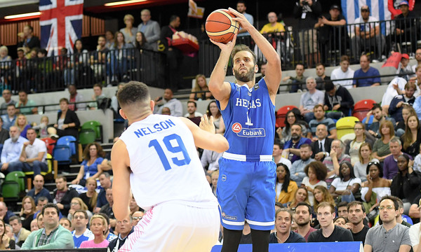 Μ .Βρετανία-Ελλάδα 84-88: «Σκληρό» καρύδι οι διεθνείς με ηγέτη τον Παππά