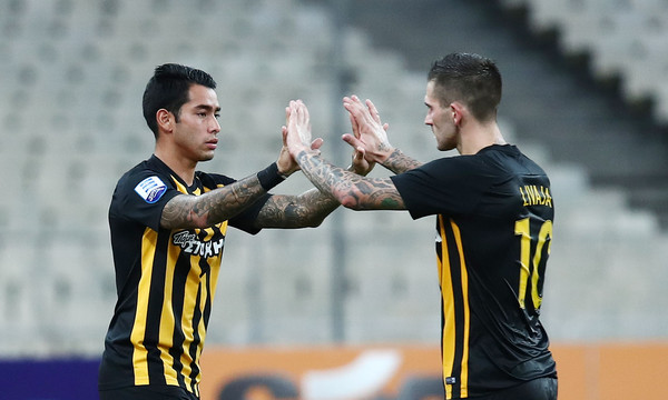  AEK-Λάρισα 4-0: «Ντόρτια» με γκολάρα Μάνταλου και... Αραούχο!