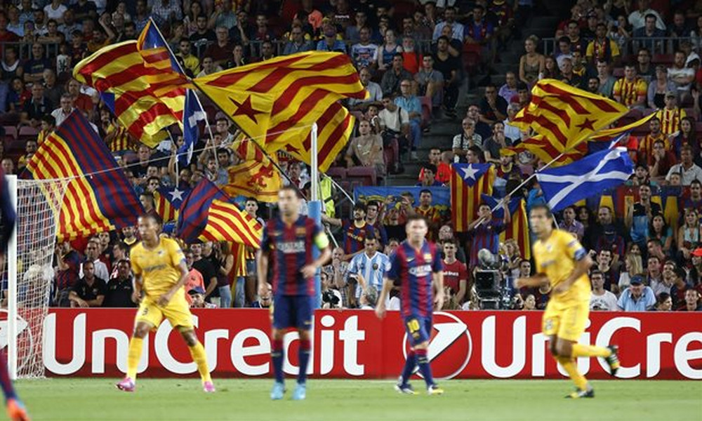Δημοψήφισμα Καταλονία: Με την ισπανική σημαία στην εμφάνιση της η Λας Πάλμας στην Βαρκελώνη! (pic)