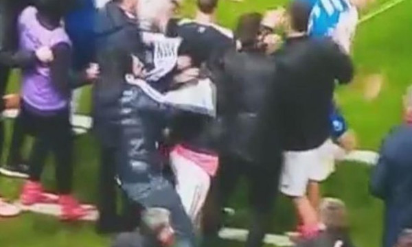 «Ντου» και επίθεση οπαδού της Μπενφίκα σε παίκτη της Πόρτο! (video)