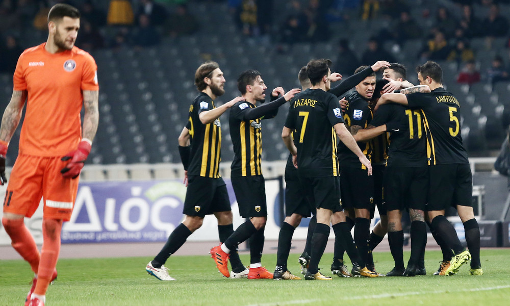 AEK-Κέρκυρα 3-1: Τα γκολ και οι φάσεις του αγώνα (video)