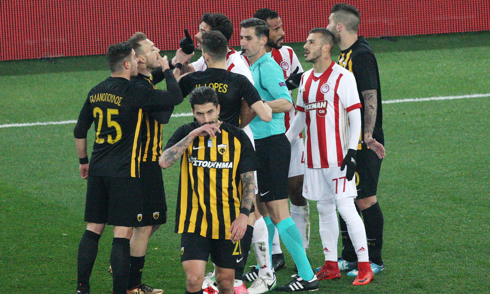 Ολυμπιακός-ΑΕΚ: Η «μανούρα» Μποτία-Μπακάκη (photo)