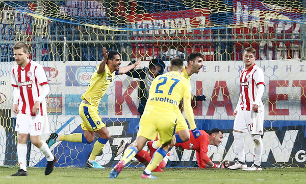 Αστέρας Τρίπολης-Ολυμπιακός 1-1: Μπλόκο-δώρο στον ΠΑΟΚ! 