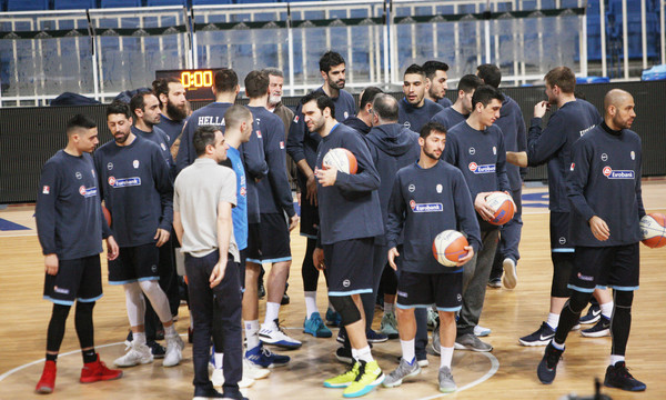 Πρώτη συγκέντρωση για την Εθνική Ανδρών στο ΟΑΚΑ (photos)