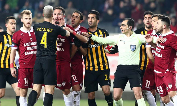 Χαμός στο ΑΕΛ-ΑΕΚ με Ναζλίδη και Βράνιες! (photos)