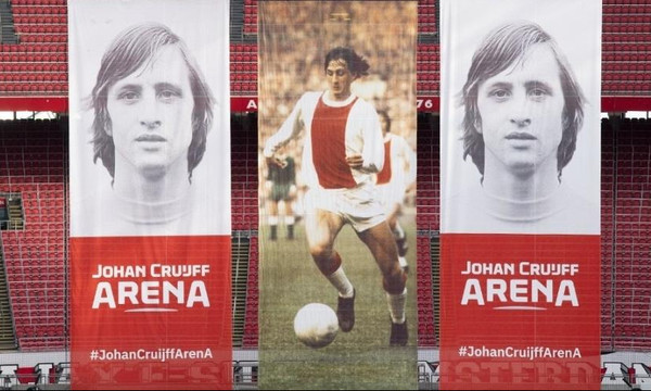 H «Άμστερνταμ Αρένα» μετονομάστηκε σε Γιόχαν Κρόιφ Arena (video+photos)