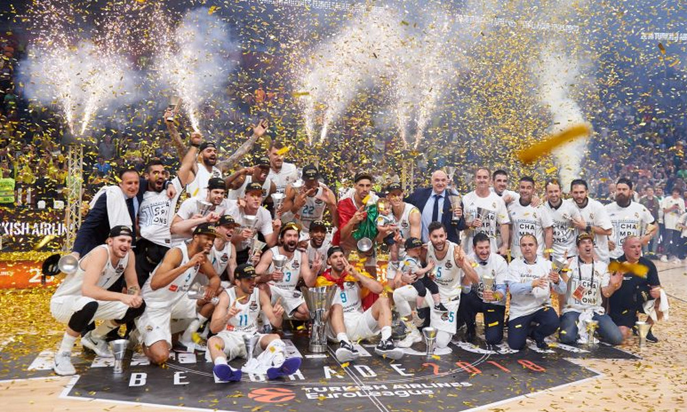 Euroleague: Τα συγχαρητήρια ομάδων στη Ρεάλ Μαδρίτης (photo)