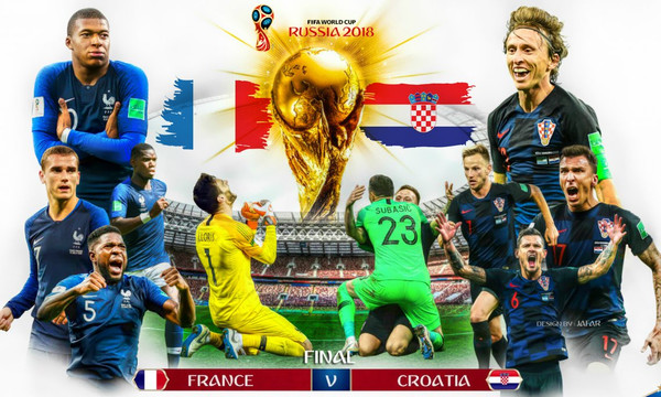 Παγκόσμιο Κύπελλο Ποδοσφαίρου 2018: Γαλλία - Κροατία: Ποια θα σηκώσει το Μουντιάλ;
