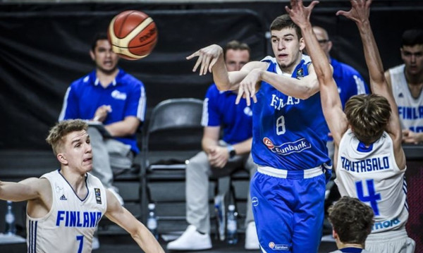 Φινλανδία-Ελλάδα 89-85: «Γαλανόλευκη» ήττα και 14η θέση στο Ευρωπαϊκό Πρωτάθλημα εφήβων