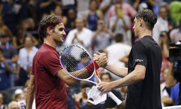 US Open: «Βόμβα»! Ο Μίλμαν απέκλεισε τον Φέντερερ!