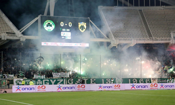 Παναθηναϊκός-ΑΕΚ: Το «πράσινο» ρεσιτάλ στις εξέδρες (videos+photos)